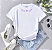 T-shirt CORAÇÃO LILAS - BRANCO - Imagem 1