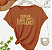 T-shirt GOLDEN - MARROM CANELA - Imagem 1