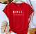 T-shirt LOVE ALWAYS - VERMELHO - Imagem 1