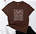 T-shirt BOHO VIBES - MARROM - Imagem 1