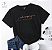 T-shirt CHAMPAGNE - PRETO - Imagem 1