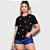 T-SHIRT BORBOLETA AMARELA - Imagem 1