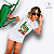 T-SHIRT OLIVA - BRANCO - Imagem 1