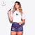 T-SHIRT BORBOLETA AZUL - BRANCO - Imagem 1