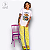T-SHIRT CROISSANT - BRANCO - Imagem 1