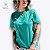 T-SHIRT PRAY WAIT TRUST - VERDE JADE - Imagem 1