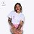 T-SHIRT LACINHO ROSA - BRANCO - Imagem 1