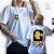 T-SHIRT GARFIELD G FRENTE E COSTA - BRANCO - Imagem 1