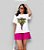 T-SHIRT TROPICAL FLORES FARM - BRANCO - Imagem 1