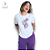 T-SHIRT FLORES LILAS - BRANCO - Imagem 1