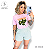 T-SHIRT FARM RIO COCO VERDE - ROSA BB - Imagem 1