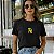 T-SHIRT CADEIRA CARAMELO - PRETO - Imagem 1