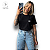 T-SHIRT TOMMY ,MINIMALISTA - PRETO - Imagem 1