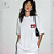 T-SHIRT LAÇO CHERRY - BRANCO - Imagem 1