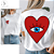 T-SHIRT HEART EYE - BRANCO - Imagem 1