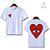 T-SHIRT HEART EYE - BRANCO - Imagem 4