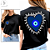 T-SHIRT OLHO GREGO FRENTE E COSTA - PRETO - Imagem 1