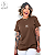 T-SHIRT ADIDAS QUADRADO - MARROM - Imagem 1
