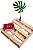 Pallet de Madeira Pinus 60x60 Suporte Fogão 4 Bocas - Imagem 2