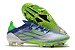 Chuteira Adidas X SpeedFlow.1 FG Campo - Azul e Verde - Imagem 1