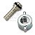 Pino Reto Inox 1/4" com Porca 5/8" - Imagem 1
