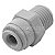 Engate Rápido 3/8" X Rosca Npt Macho 1/2" Dmfit - Imagem 1