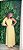 Vestido Fluity Versalhes - Amarelo Manteiga - Imagem 3