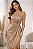Vestido Acetinado Grego - Dourado - Imagem 1