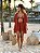 Conjunto Crepe Dunas -Terra Cota (Tatá)- Short + Kimono - Imagem 1