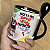 Caneca Porcelana com Colher preta " Papai Herói" - Imagem 3