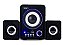 Amplificador Caixa De Som 2.1 Subwoofer Bluetooth Home Theather Usb P2 KP-6017BH - Imagem 2