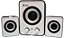 Caixa De Som 2.1 Voxcube Com Conexão P2 Usb Branco 11W Vc-G200 - Imagem 1