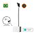 Suporte para câmera Dome/Bullet CFTV com Caixa de passagem lateral - 50cm - Imagem 1