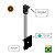 Suporte Standard CFTV Base Câmeras Dome/Bullet/Sensor  - 70cm - Imagem 2