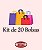 Kit com 20 Bolsas/Mochilas Femininas Baratas para Revenda SNKIT20-B - Imagem 1