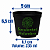 Kit 500 Vasos Pote 9 - Cor Preta - Imagem 1