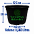 Kit 15 Vasos 8,5 Litros Pote 27  - REFORÇADO Cor Preta - Imagem 1