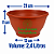 Kit 10 Vasos cuia 21 - Cor Terracota Marrom - Imagem 1