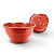 Kit 10 Vasos cuia 21 - Cor Terracota Marrom - Imagem 2
