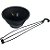 Kit 1500 Vasos Cuia 18 Com Haste 36 cm - REFORÇADO Cor Preta - Imagem 1