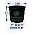 Kit 5000 Vasos Pote 6 - REFORÇADO Cor Preta 80 ML Suculentas Cactos Suculentas Cactos - Imagem 1
