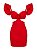 Vestido Caroline - Vermelho - Imagem 1