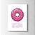 Quadro Decorativo Donut Worry Be Happy - Imagem 3