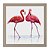 Quadro Decorativo Casal de Flamingos - Imagem 4