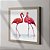 Quadro Decorativo Casal de Flamingos - Imagem 2