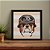 Quadro Decorativo Pets Capacete - Imagem 1