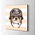 Quadro Decorativo Pets Capacete - Imagem 3