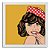 Quadro Decorativo Pin up Yellow - Imagem 2