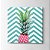 Quadro Decorativo Abacaxi Rosa Chevron - Imagem 5