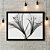 Quadro Decorativo Amaryllis Raio-X P&B - Imagem 1